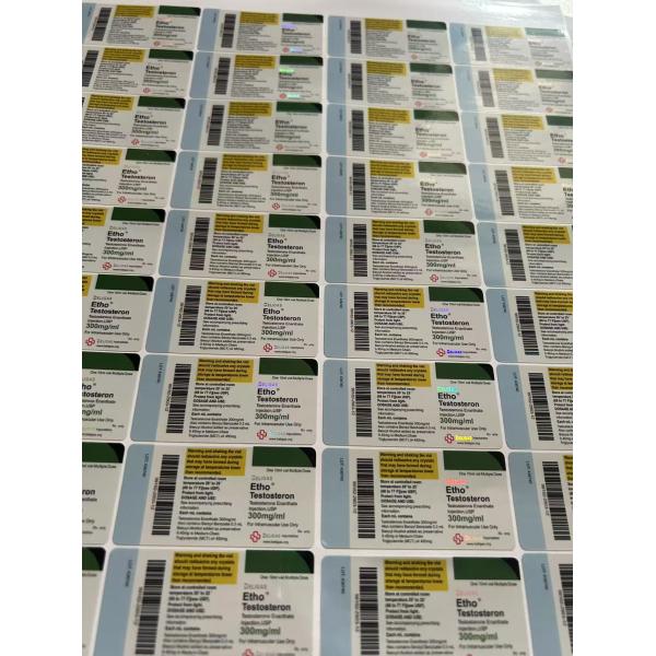 Wolverine 2ml Glass And Plastic Bottle Labels