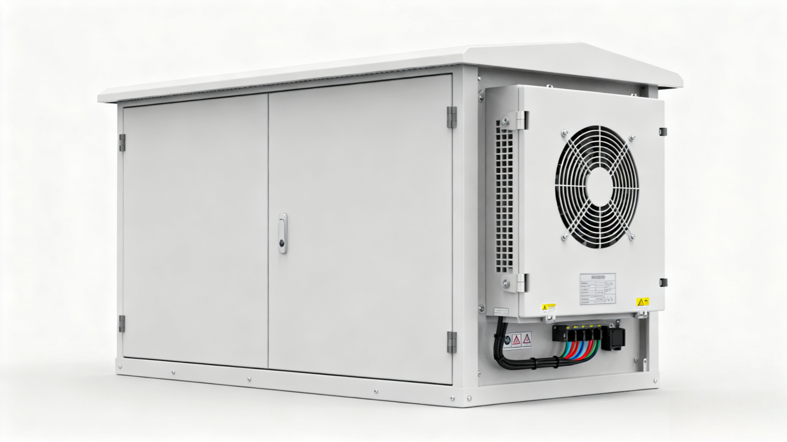 IP55 Outdoor Waterproof Electrical Cabinet 2000W Heat Dissipation