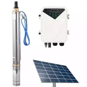 64m Max Head 1.7m3/H Deep Well Solar Water Pumping System Submersible Dc Solar