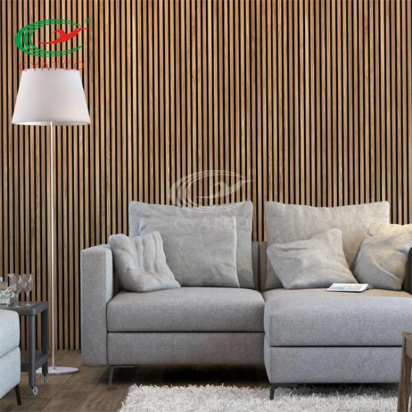 Buy Practical Fireproof Wall Wood Slats , Multipurpose Wooden Wall Panel at wholesale prices