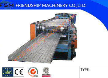 Mild Steel And Galvanized Strip Coil Cable Tray Roll Forming Machine With 10-15m