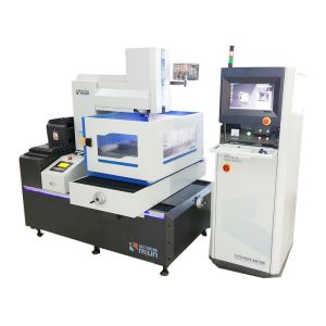 China 0.8um Surface Finishing Electronica Cnc Wire Cut Edm Machine With LED Inside Light on sale