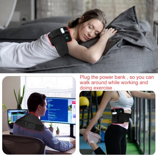 60W 120pcs LED Near Infrared Therapy Device Beauty Pads Belt