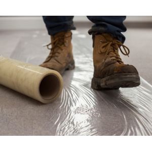 Normal Wound 60 Mic Thickness Transparent Color Carpet Protective Film