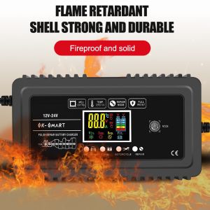 Intelligent Automatic Pulse Repair Lead Acid Battery Charger 90% Charging