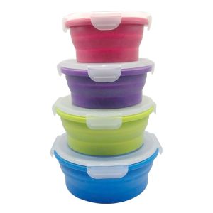China amazon top seller 2018  Lunch Silicone box plastic food container  house lunch organizer kidsstorage box meal prep containers on sale