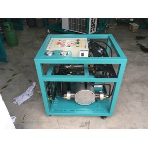 R123 R245fa R1233zd Oil Free Compressor Refrigerant Charge Station For Hvac