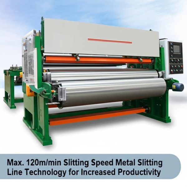 Max. 120m/min Slitting Speed Metal Slitting Line Technology for Increased