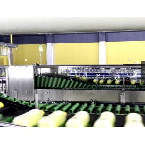 Small Beverage Glass Bottle Juice Packaging Machine Line Double Grape 24000BPH