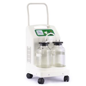 Quality 9A-26D mucus anti-overflow suction phlegm medical mobile aspirator for bedside for sale