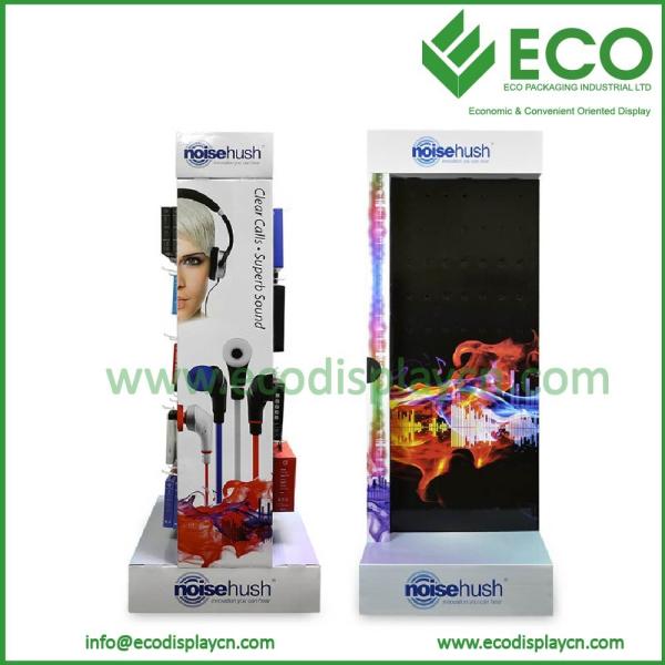 Buy Cardboard Hook Display For Earphone Electronics, Folding Cardboard Displays at wholesale prices