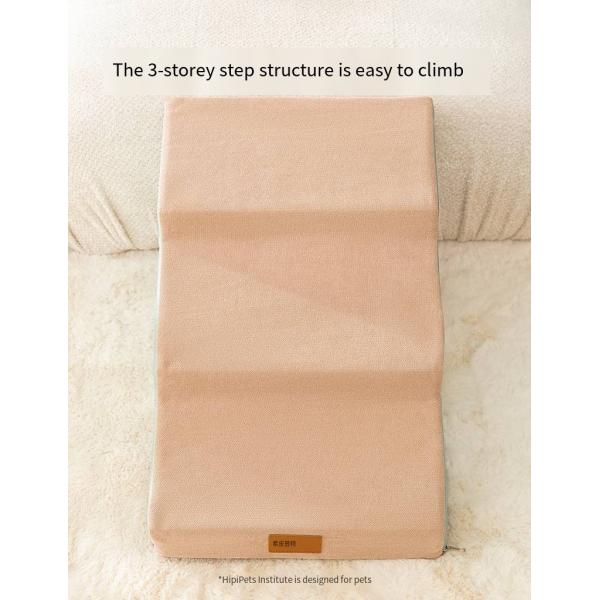 Dog Pet Stairs Non-Slip Climb Ramp Disassembled And Washed Elderly Dog Staircase