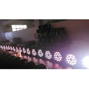 18PCS 10W RGBWY 5 In 1 LED Par Light 9 Channels LED Par Can For Night Club