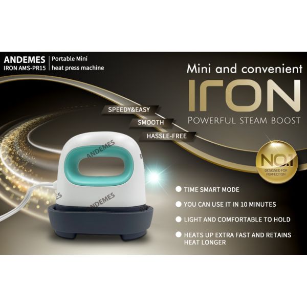 Mini Heat Press Machine For T Shirts Transfer Logo Transfer Dimensions 15.3x16x9.2cm