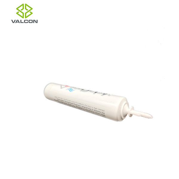 White Twist Off Empty Lotion Squeeze Tubes Customized For Glass Treatment