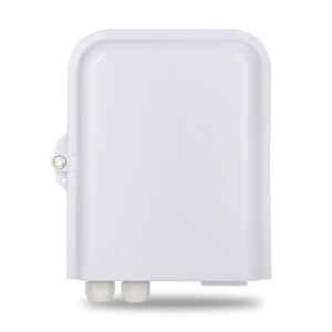 Black White OEM Fiber Optic Distribution Box FTTX 8 Core With 1 8 PLC Splitter