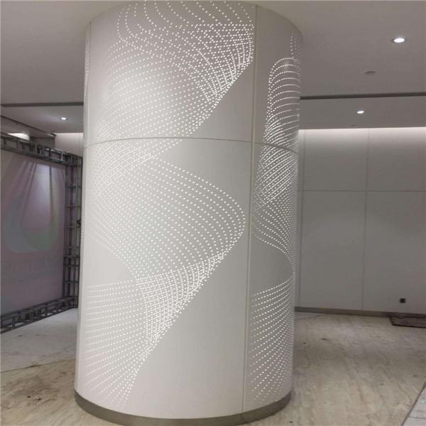 Buy Silver Plain Pattern Aluminium Column Cladding Panel 1.5mm-3mm at wholesale prices