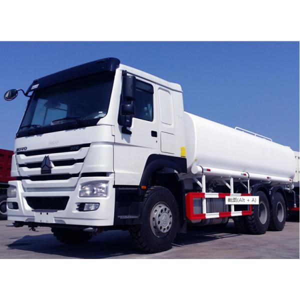 Buy White 6X4 336HP 20CBM Water Tanker Truck With Sprinklers ZZ1257N4641W at wholesale prices