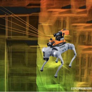 Multi Functional Use Fire Rescue Reconnaissance Quadruped Robot Long Endurance