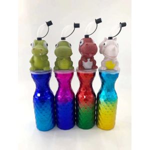Slush Yard 450ml Dinosaurs Cartoon Plastic Bottles For Children