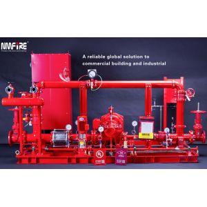 China UL / NFPA20 500GPM Skid Mounted Fire Pump With Centrifugal End Suction Fire Pump Sets on sale