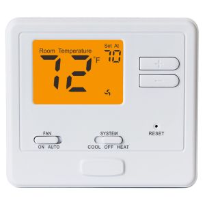 Non - Programmable Digital Underfloor Heating Thermostat , HVAC Thermostat 24V