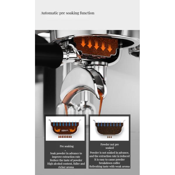 Vacuum Flasks Drinkware Type Stainless Steel Semi-Automatic Cappuccino Maker for Hotels