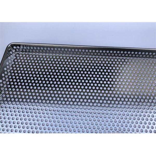 Customized Size Food Grade Drying Perforated Baking Tray Stainless Steel For Oven