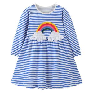 Girls Princess Cotton Embroidery Dress Children'S Dress Clothing