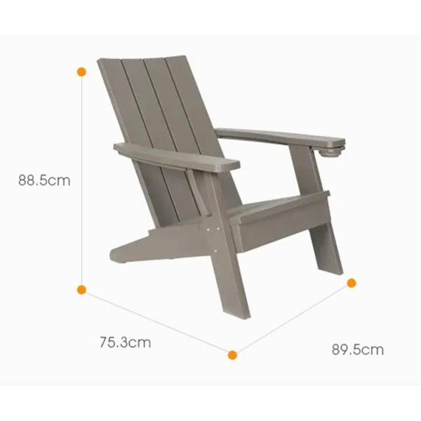 Waterproof Plastic Adirondack Chairs Nordic Outdoor Hotel's Top Pick for Leisure Time