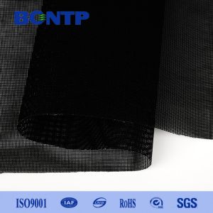 China 250D BLACK COLOR PVC Coated Polyester Fabric mesh fabric for tent PVC Coated Mesh Tarp Net on sale