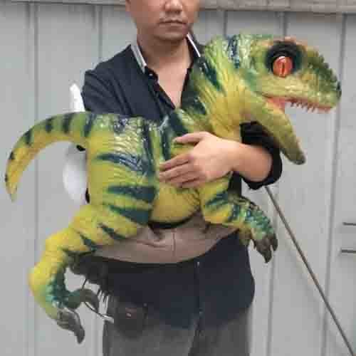 Buy Cutest popular customizable large simulation waterproof Animatronic Dinosaur baby toy in hands for Theme Park at wholesale prices