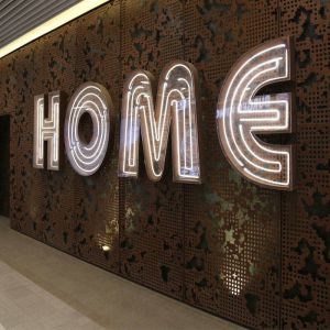 High Quality store signage front lit halo letter shop store name sign board