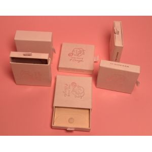 Bulk Small Jewelry Shipping Boxes Sliding Drawer With Ribbon Pouch