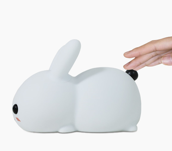 Buy 1200mah Battery Touch Control Rabit Night Light Color And Brightness Dimmable at wholesale prices