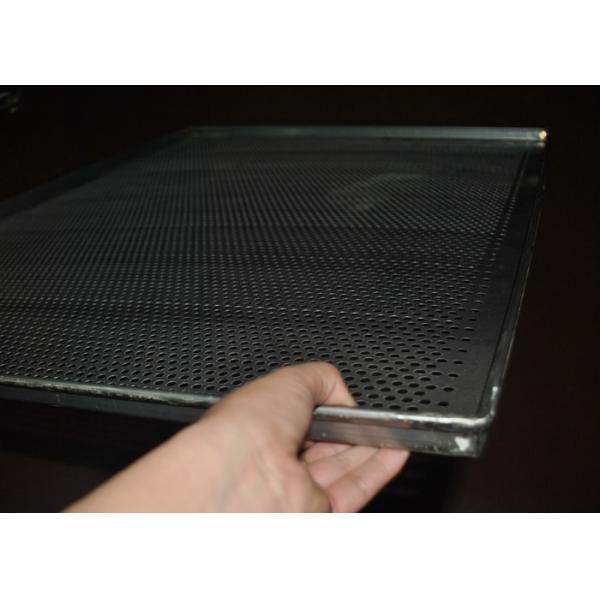 Perforated Stainless Steel Wire Mesh Tray Dehydrated 5-10mm Frame Diameter