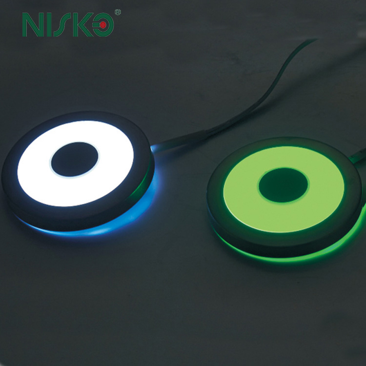 Surface Mounted LED Cabinet Light DC 5V Round Recessed Ceiling Light With Knob