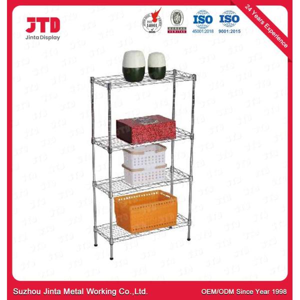 Buy 72in Steel Wire Shelving With Wheels at wholesale prices