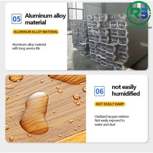 Environmental Friendly Linear Suspended Metal Ceiling 0.9mm White Aluminum