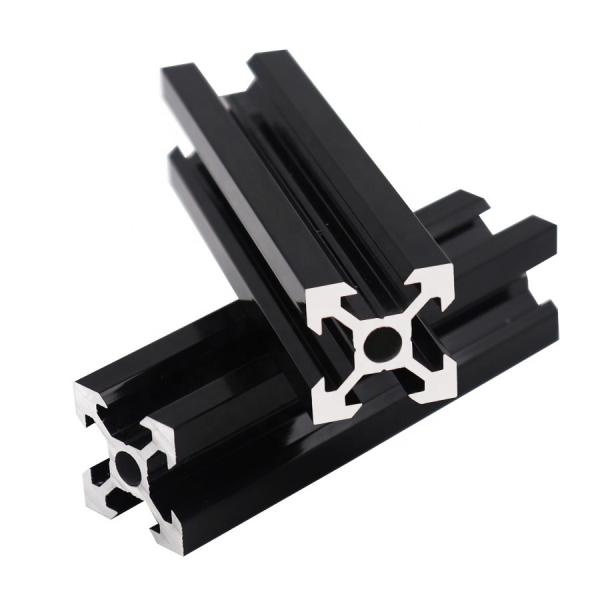Buy Black Anodized 80X80 Aluminum Assembly Line Extrusions at wholesale prices