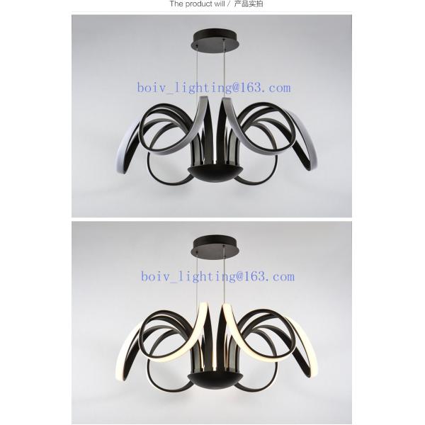 Modern LED Pendant Light With Lamp For Home Decoration Chome