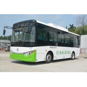 Quality Man CNG Minibus Compressed Natural Gas Vehicles , Rear Engine CNG Passenger Van for sale