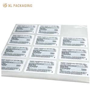 XL Packaging Custom Paper Sticker Label Personalized Perfume Bottle Labels