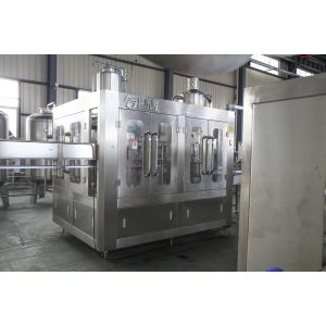 Super Juice Drink / Tea Filling Equipment Industrial Bottle Washing Machine