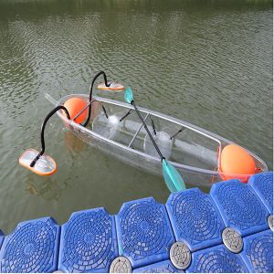 China Day / Night 2 Seats Clear Acrylic Kayak , See Through Ocean Touring Kayak on sale