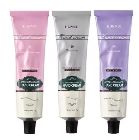 Private Label in Stock Hand Cream 75g 3 Flavors Hand Lotion Moisturizing Factory