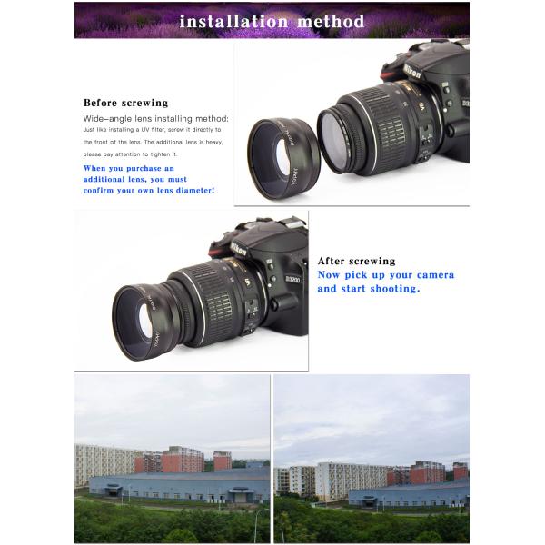 0.45X Wide Angle Slr Magic Anamorphic Lenses , Anamorphic Widescreen Lens For Photography