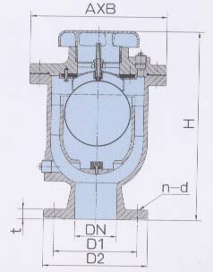 Large Orifice Auto Air Release Valve Flange End PN10 PN16 PN25 DN300 12 Inch