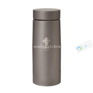 Titanium backpacking single tea cup