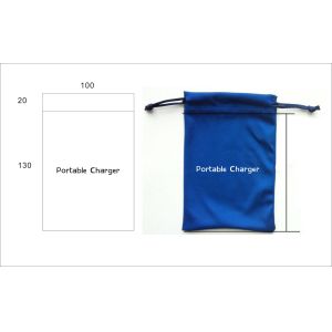 Silkscreen Small Microfiber Sunglasses Bag , TUV Drawstring Glasses Pouch